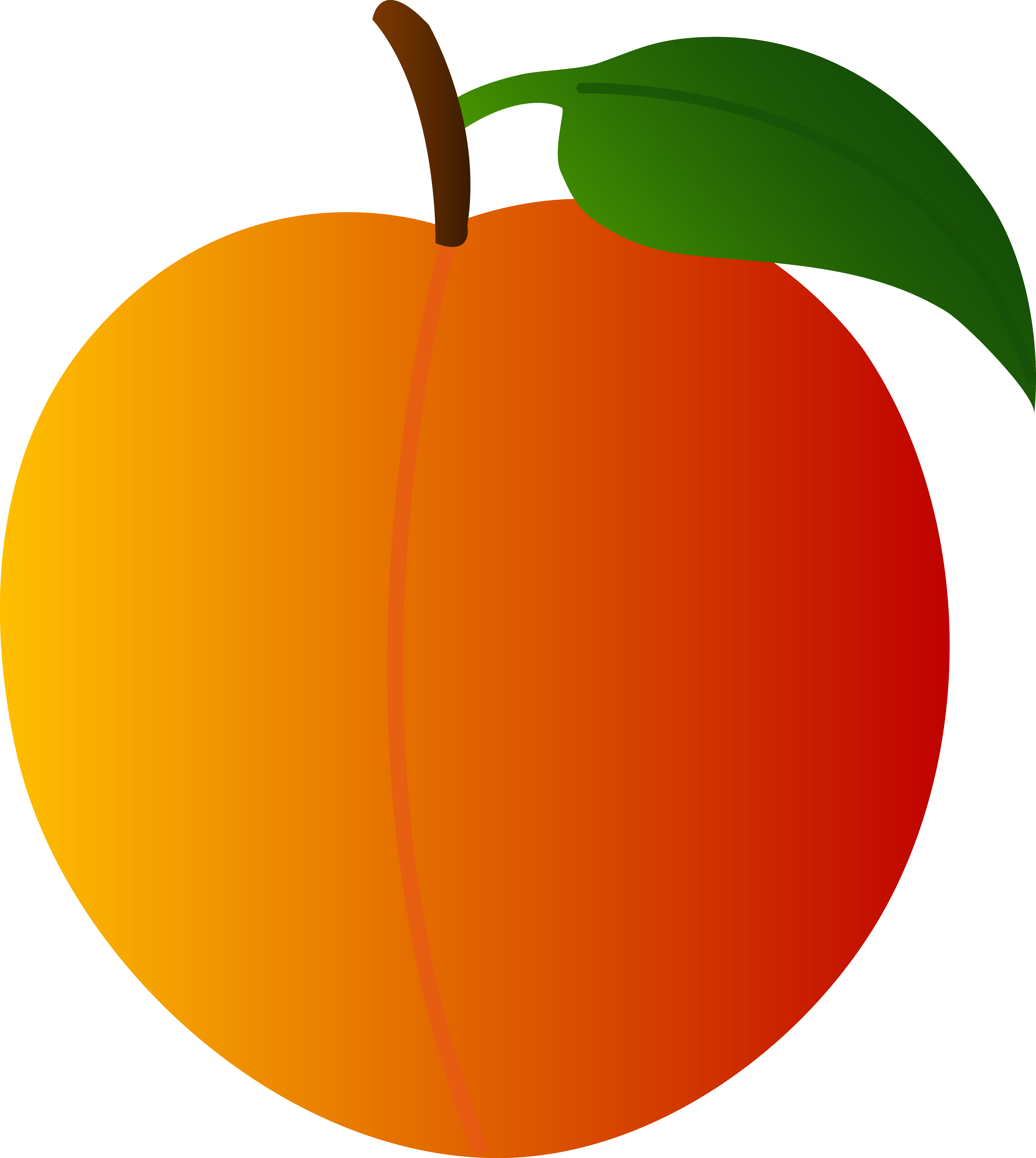 Peach clipart #5, Download drawings