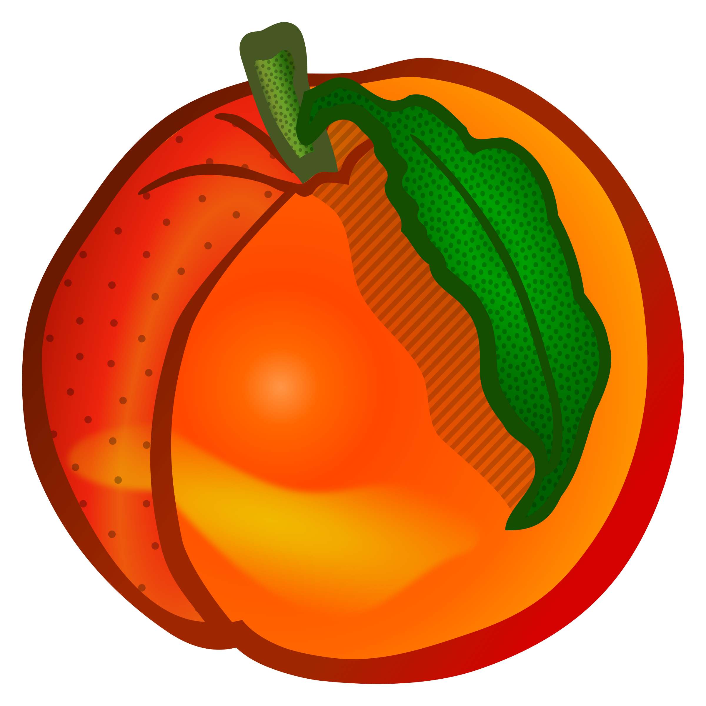 Peach clipart #4, Download drawings