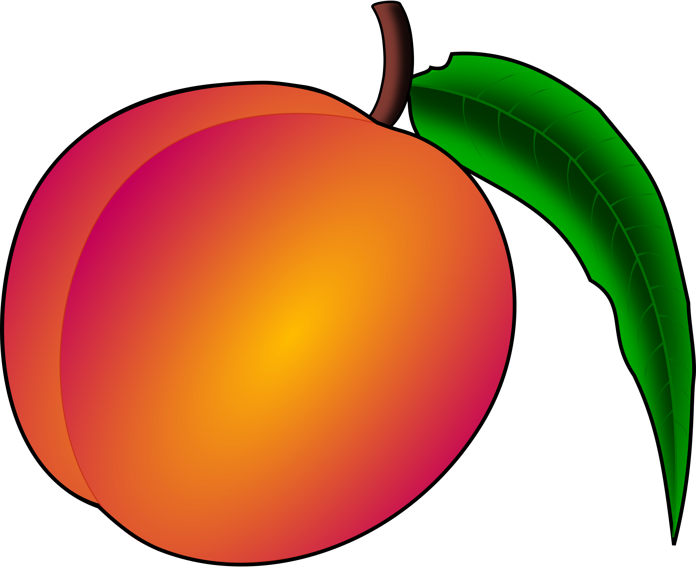 Peach clipart #8, Download drawings