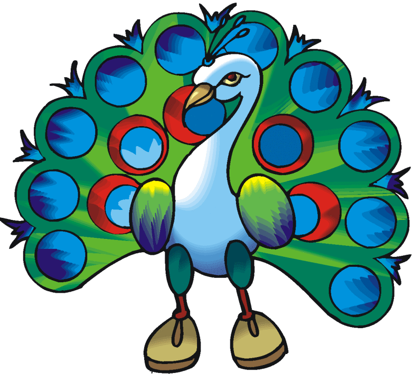 Peacock clipart #3, Download drawings