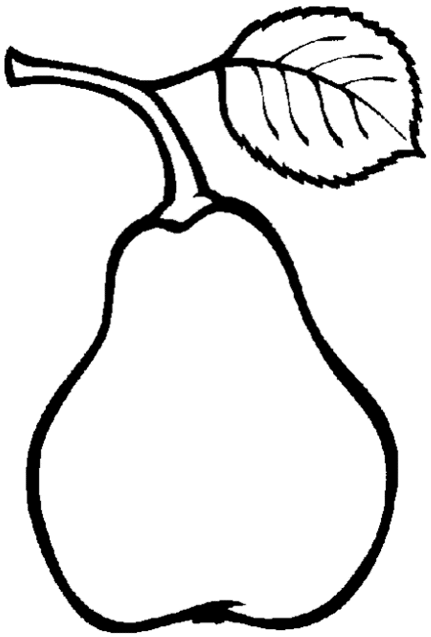 Pear coloring #15, Download drawings