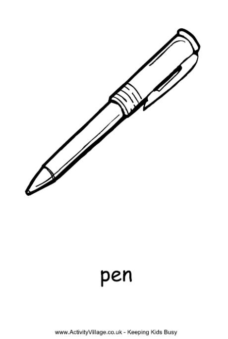 Pen coloring #18, Download drawings