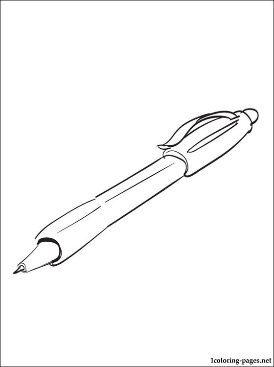 Pen coloring #8, Download drawings