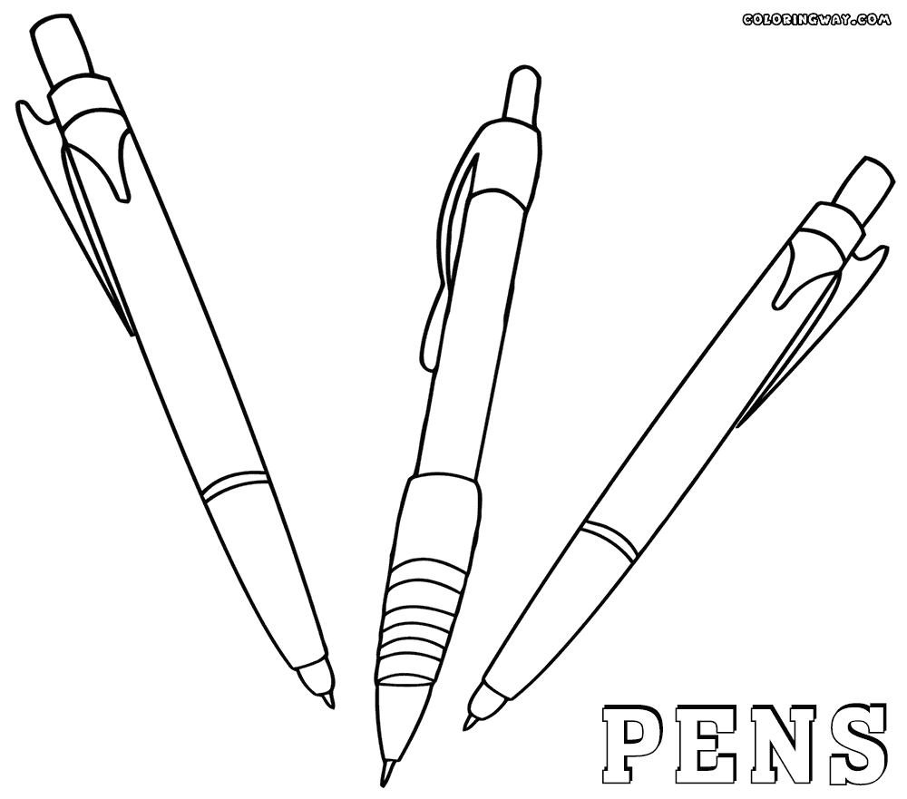 Pen coloring #20, Download drawings
