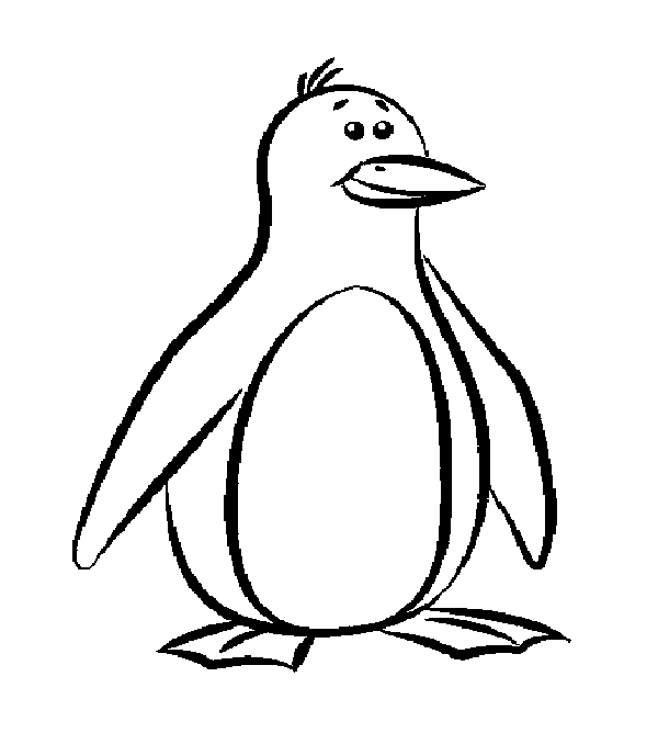 Penguin coloring #8, Download drawings