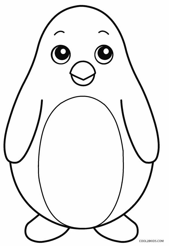 Penguin coloring #18, Download drawings