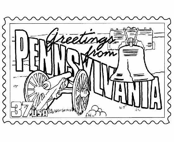 Pennsylvania coloring #20, Download drawings