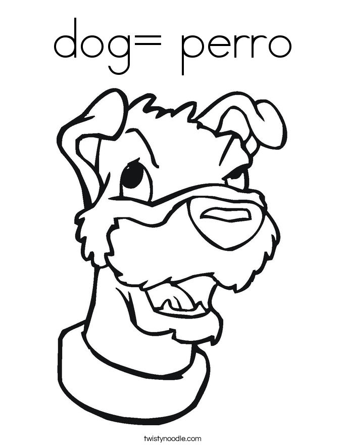 Perro coloring #3, Download drawings