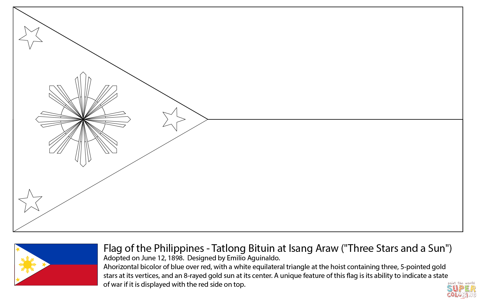Phillipines coloring #11, Download drawings