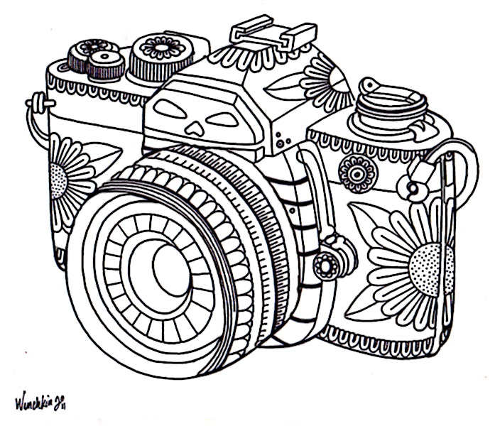 Photography coloring #11, Download drawings