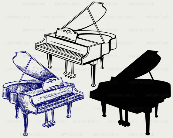 Piano svg #4, Download drawings