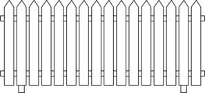 Picket Fence coloring #14, Download drawings