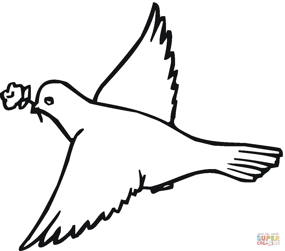 Pigeon coloring #13, Download drawings