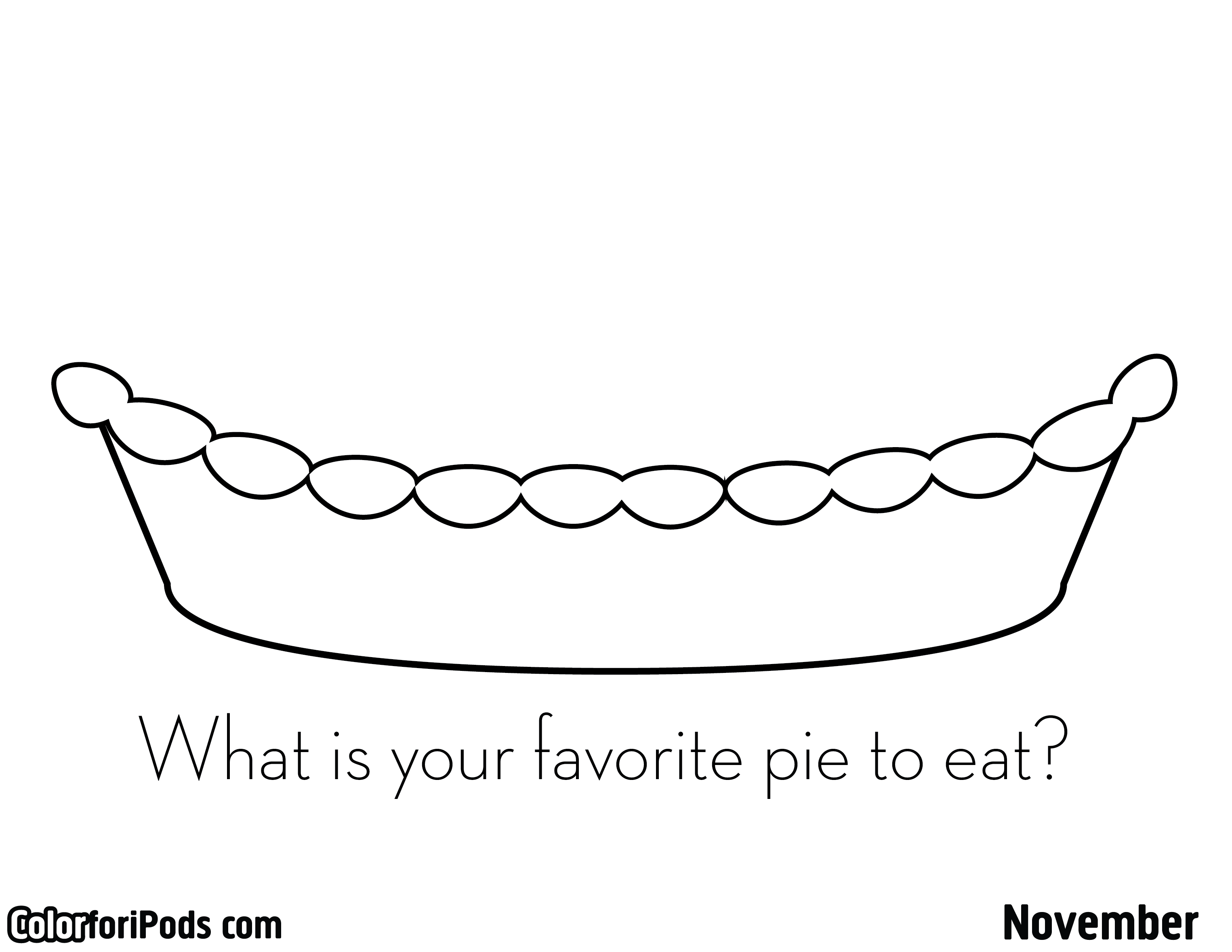 Pie coloring #14, Download drawings