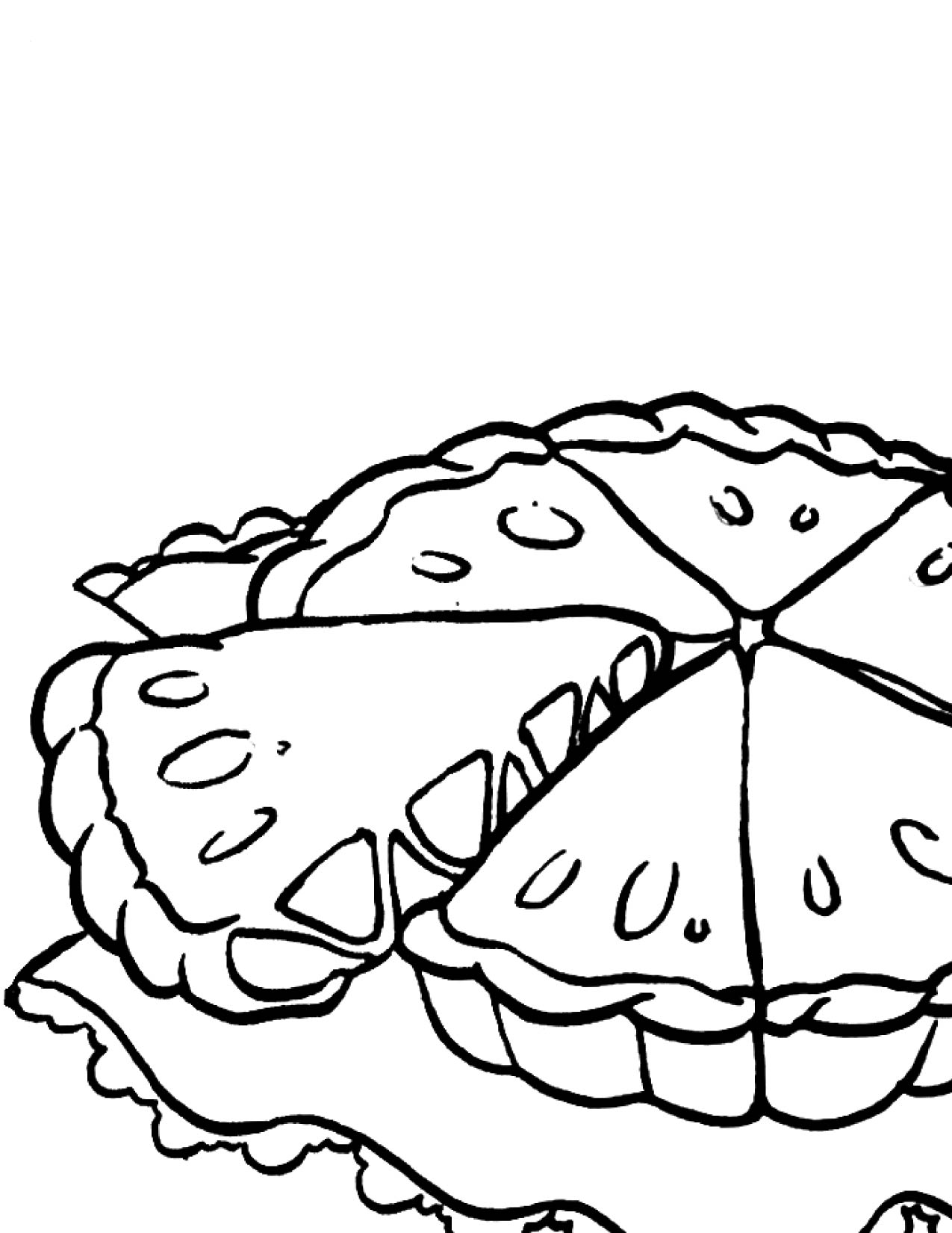 Pie coloring #6, Download drawings