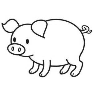 Pig coloring #5, Download drawings