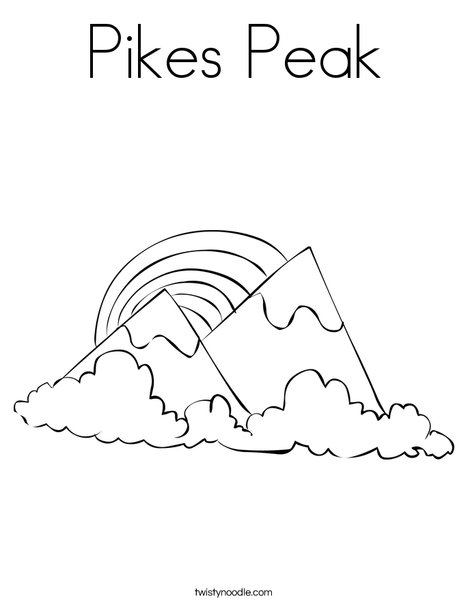 Pikes Peak coloring #19, Download drawings