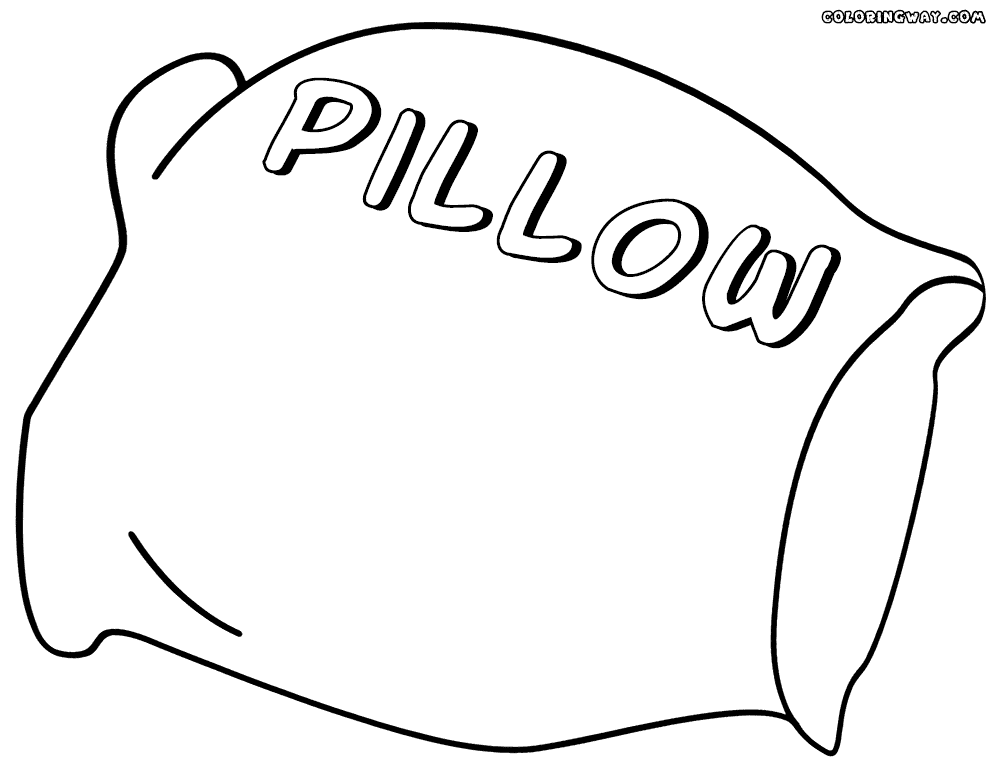Pillow coloring #20, Download drawings
