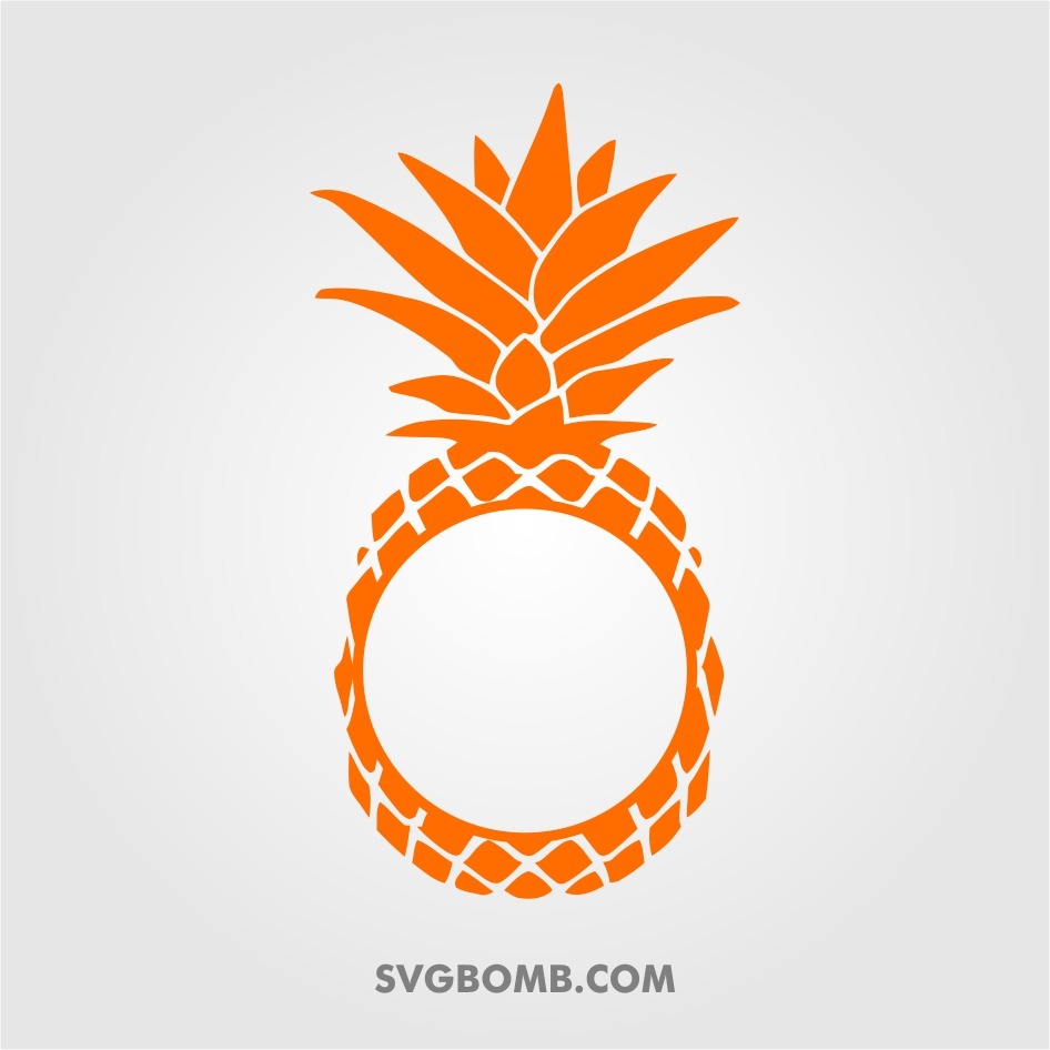 pineapple monogram svg free #277, Download drawings