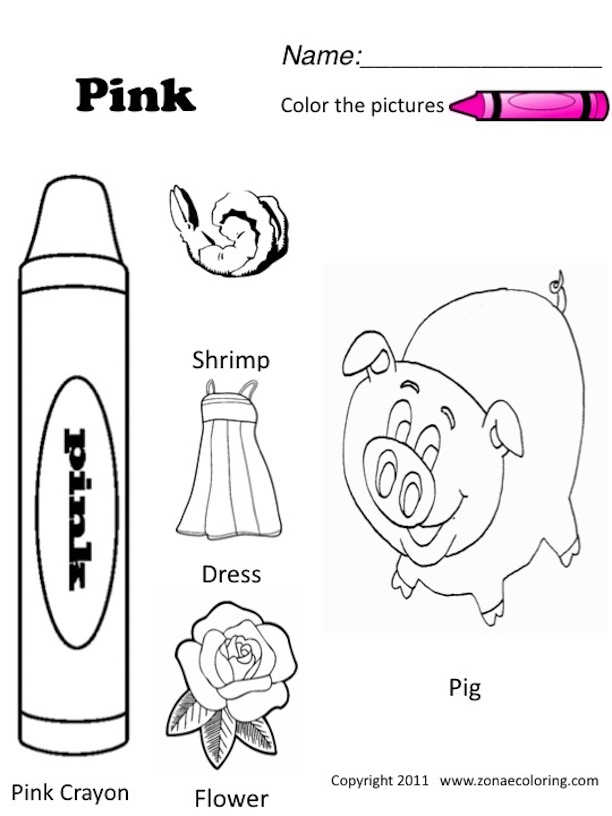 Pink coloring #15, Download drawings