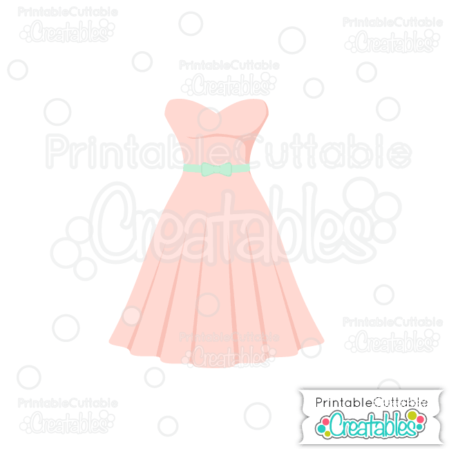 Pink Dress svg #12, Download drawings