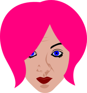 Pink Hair svg #11, Download drawings