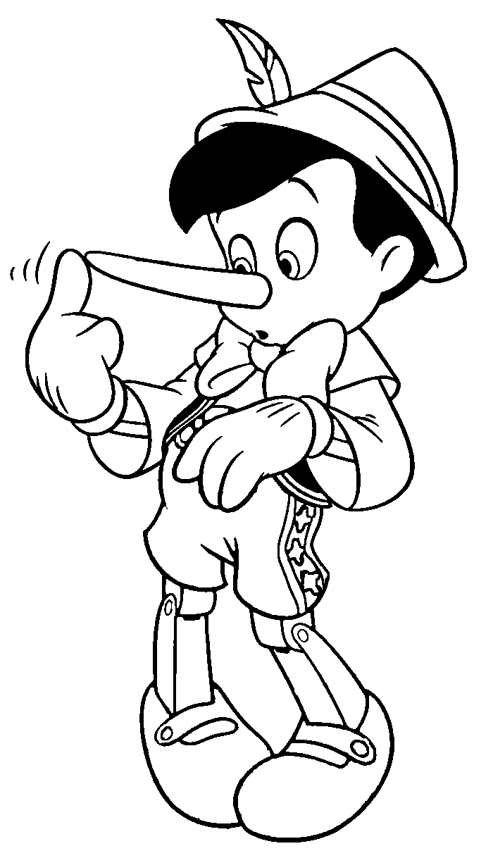 Pinocchio coloring #13, Download drawings