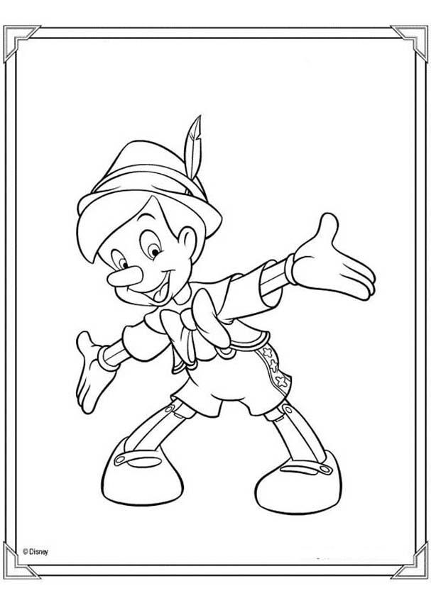 Pinocchio coloring #15, Download drawings