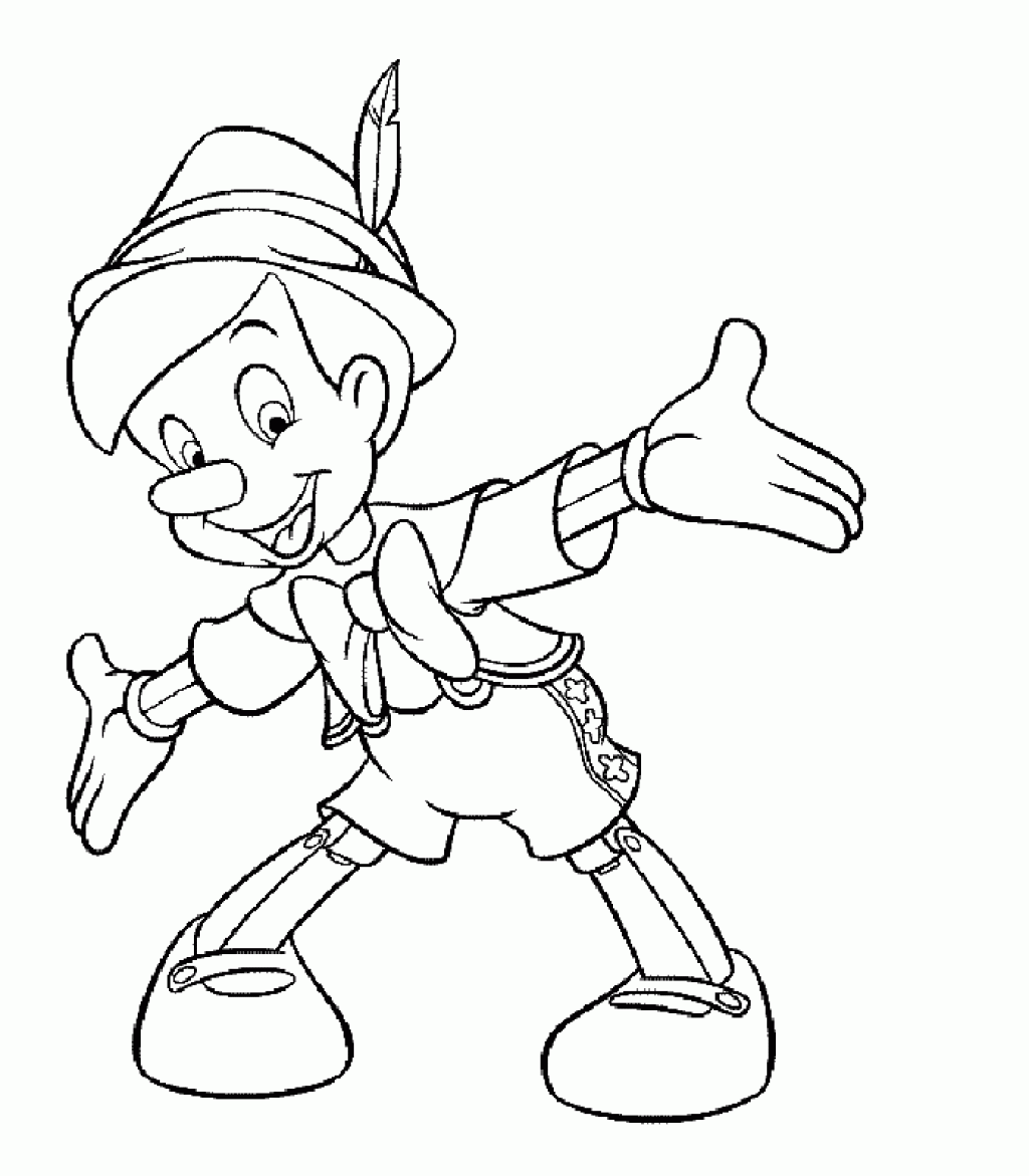 Pinocchio coloring #20, Download drawings