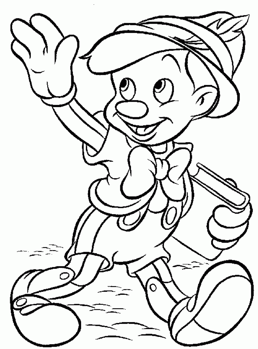 Pinocchio coloring #18, Download drawings