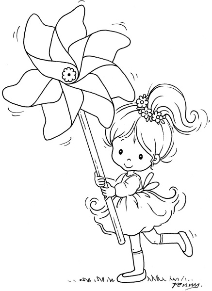Pinwheel Jasmine coloring #5, Download drawings