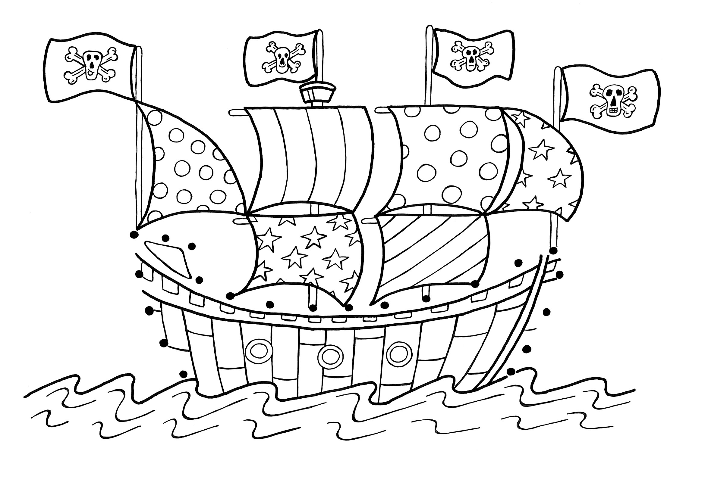 Pirate coloring #13, Download drawings