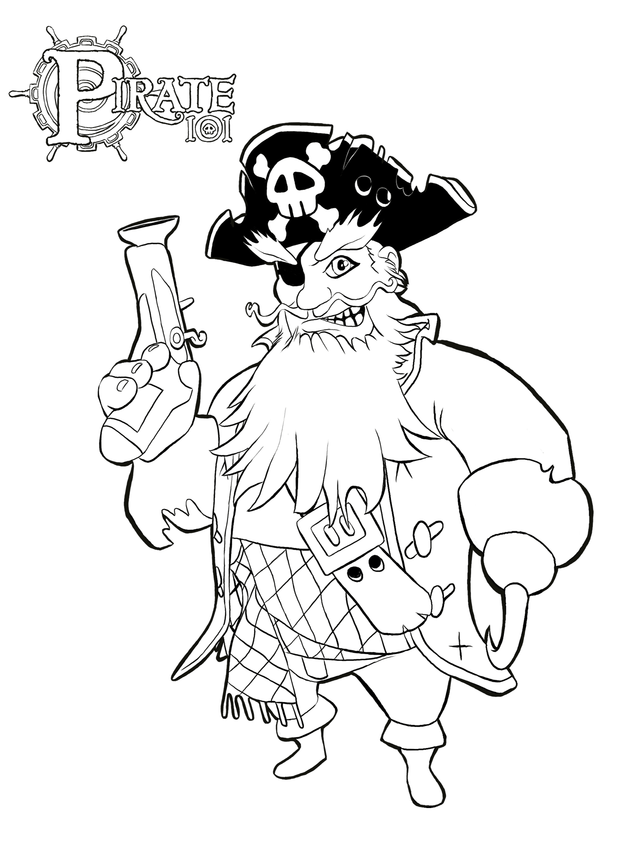 Pirate coloring #15, Download drawings