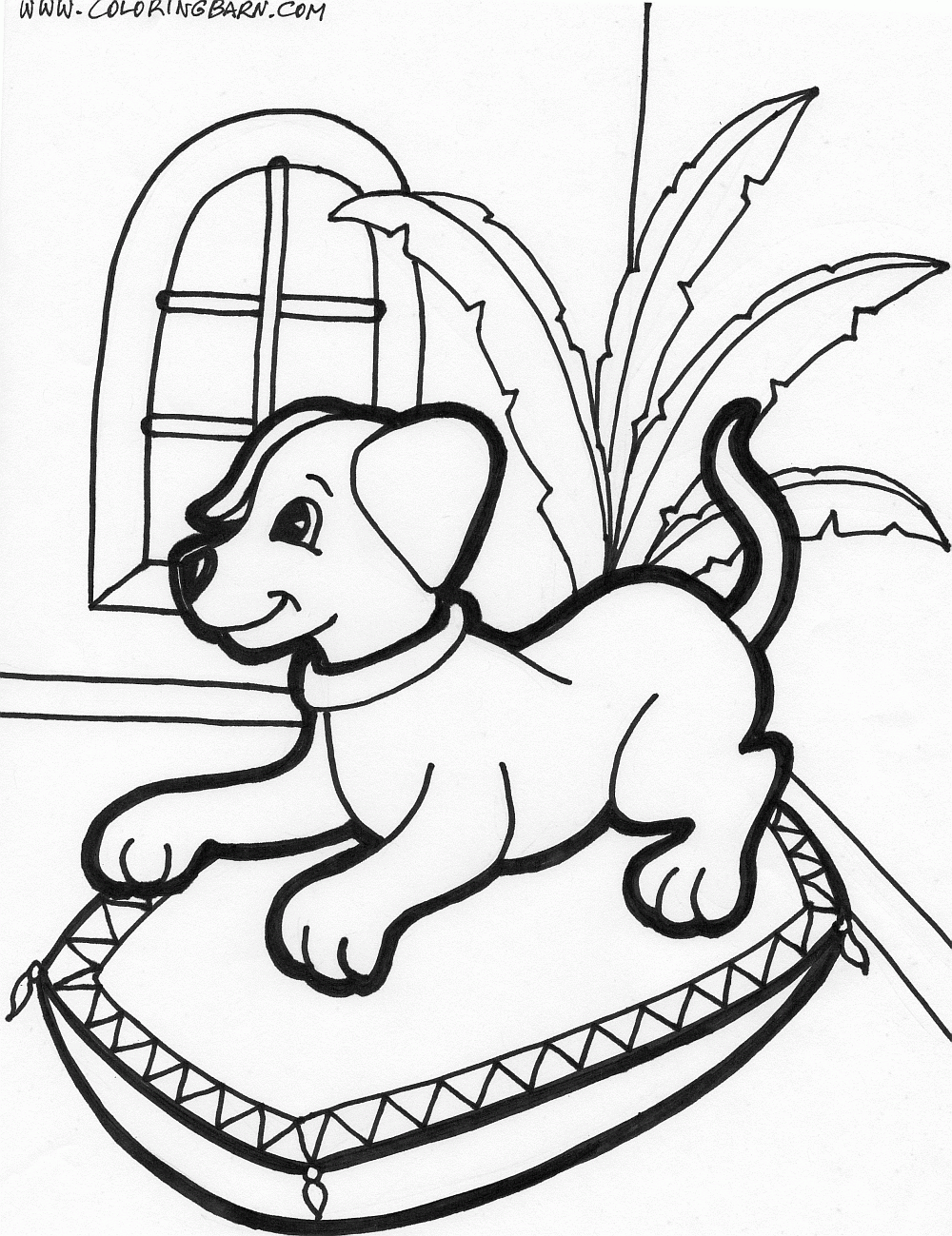 Pitbull Puppy coloring #6, Download drawings