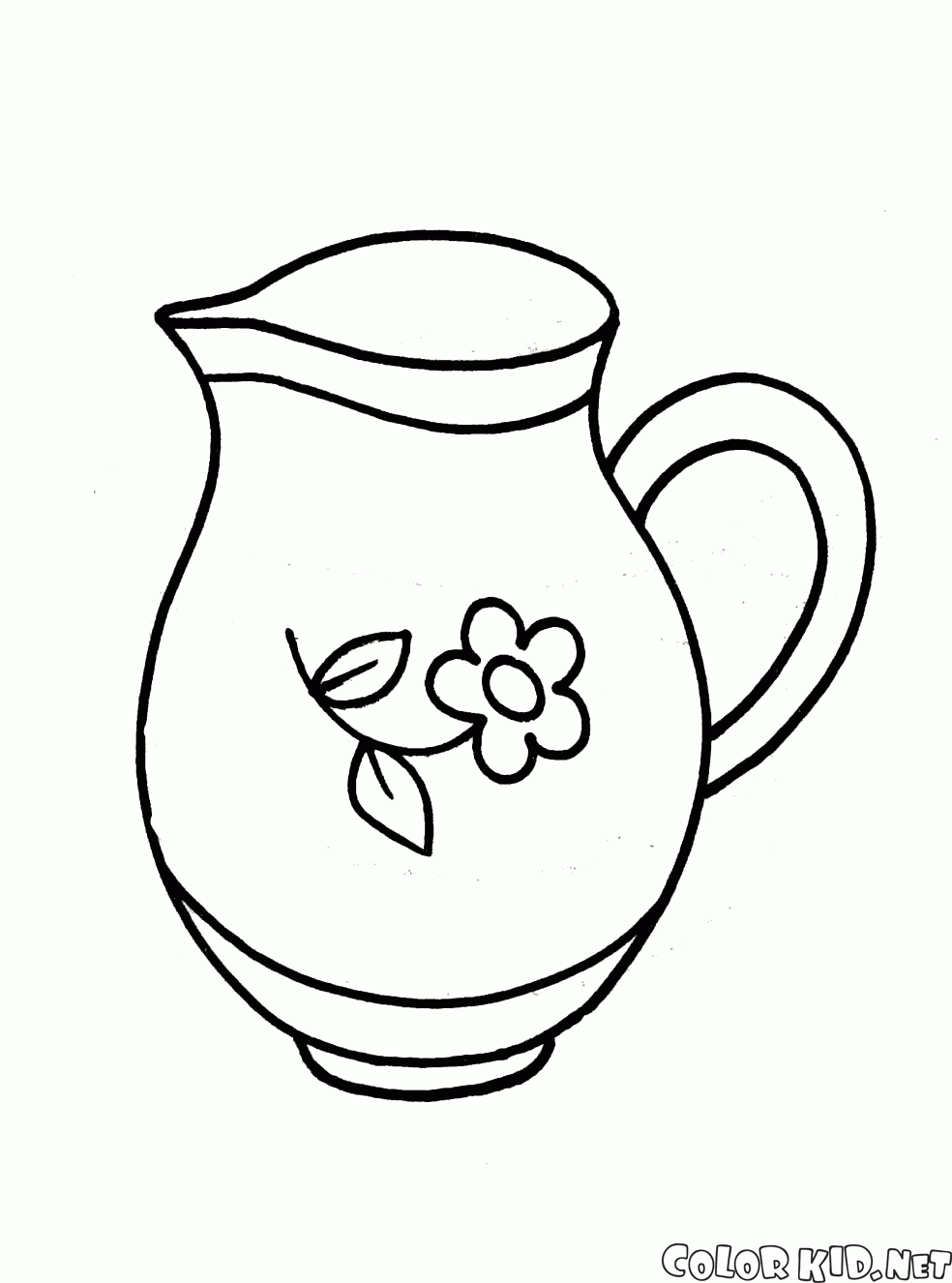 Pitcher coloring #15, Download drawings