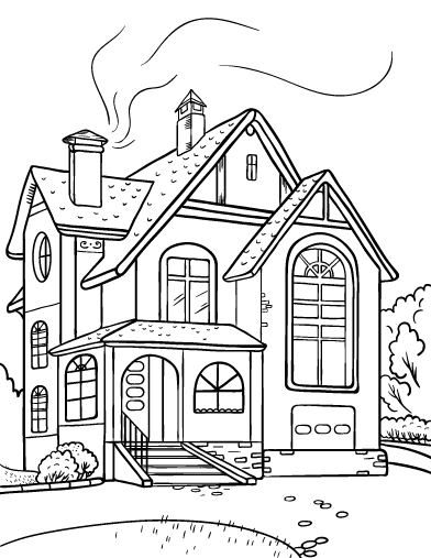 Place coloring #17, Download drawings
