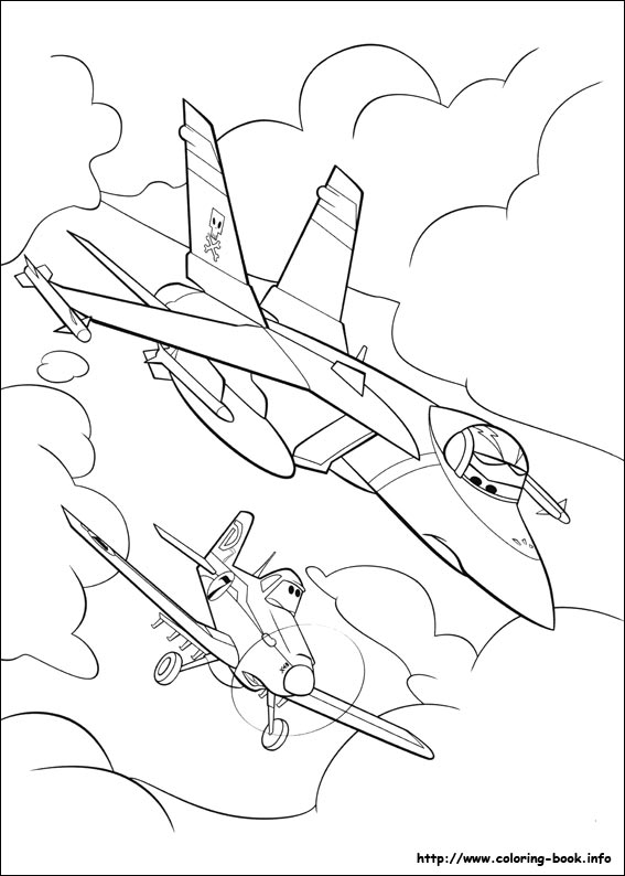 Planes coloring #9, Download drawings