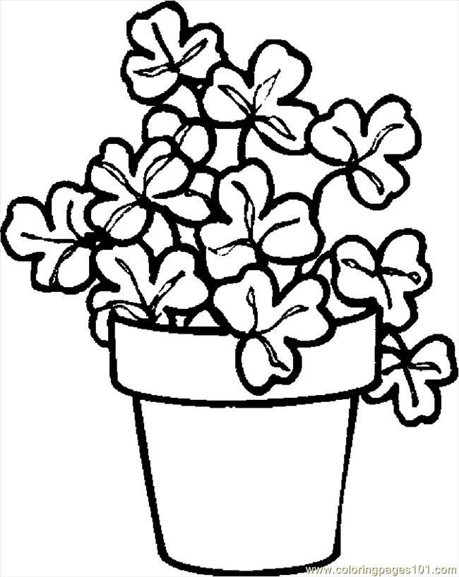 Pot Plant coloring #15, Download drawings
