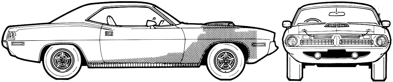 Plymouth Barracuda clipart #14, Download drawings