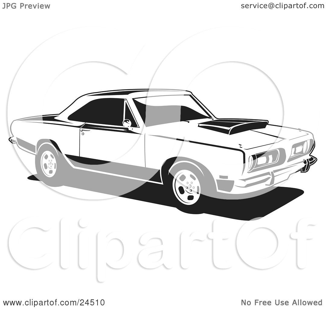 Plymouth Barracuda coloring #3, Download drawings