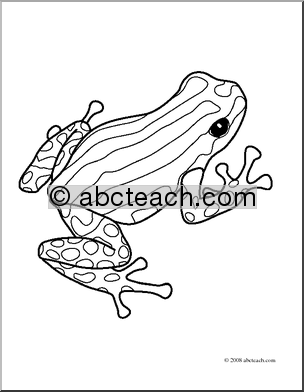 Poison Dart Frog coloring #7, Download drawings