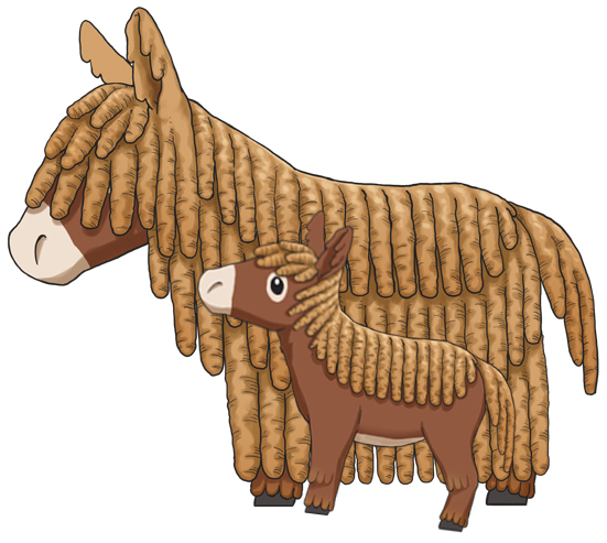Poitou Donkey clipart #13, Download drawings