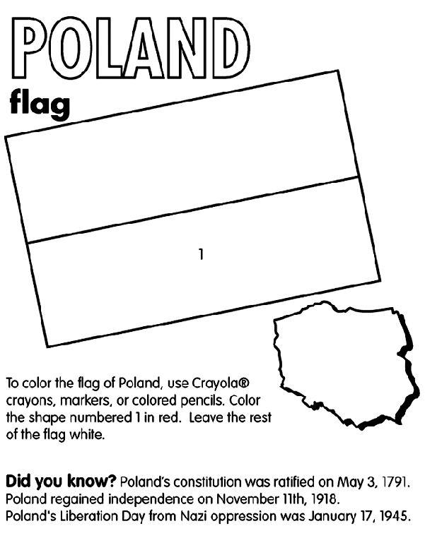 Poland coloring #18, Download drawings