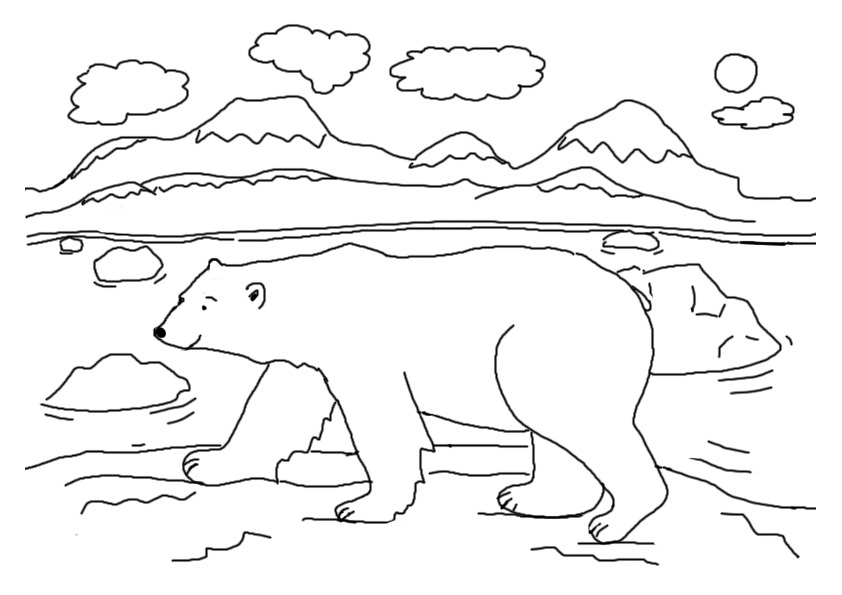 Polar coloring #19, Download drawings