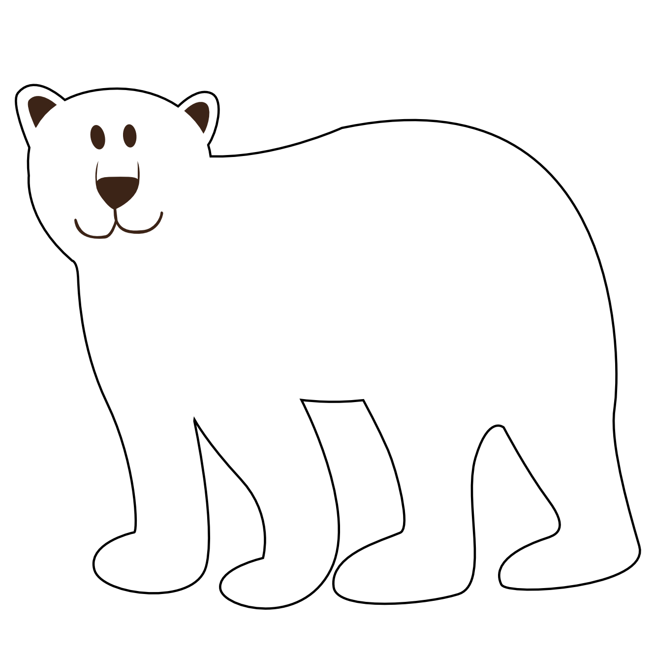 Polar  Bear svg #11, Download drawings