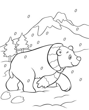 Polar coloring #5, Download drawings