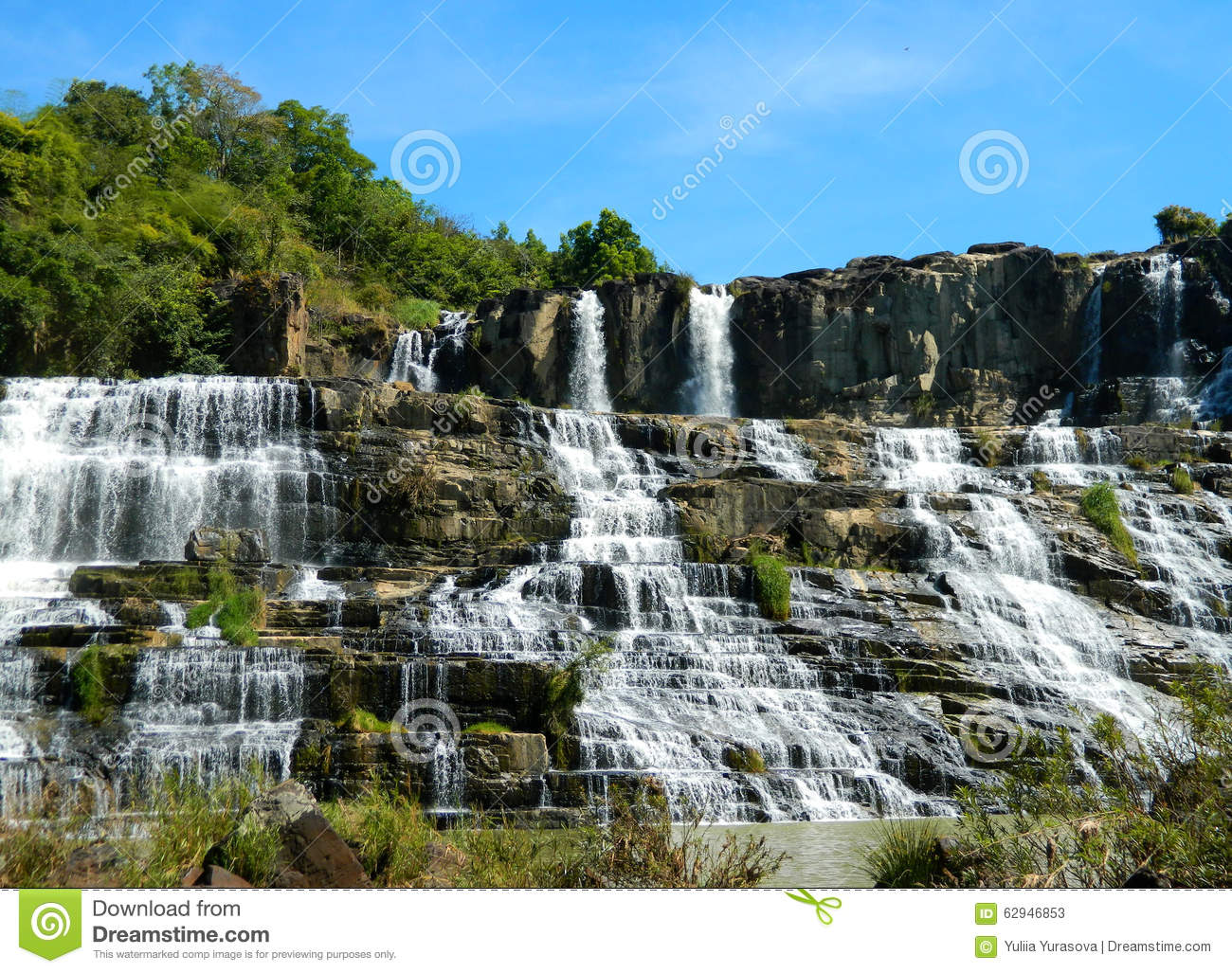 Pongour Waterfall clipart #5, Download drawings
