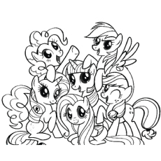 Pony coloring #17, Download drawings