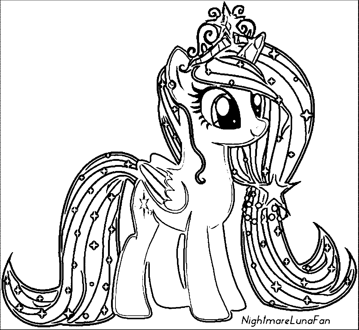 Pony coloring #7, Download drawings