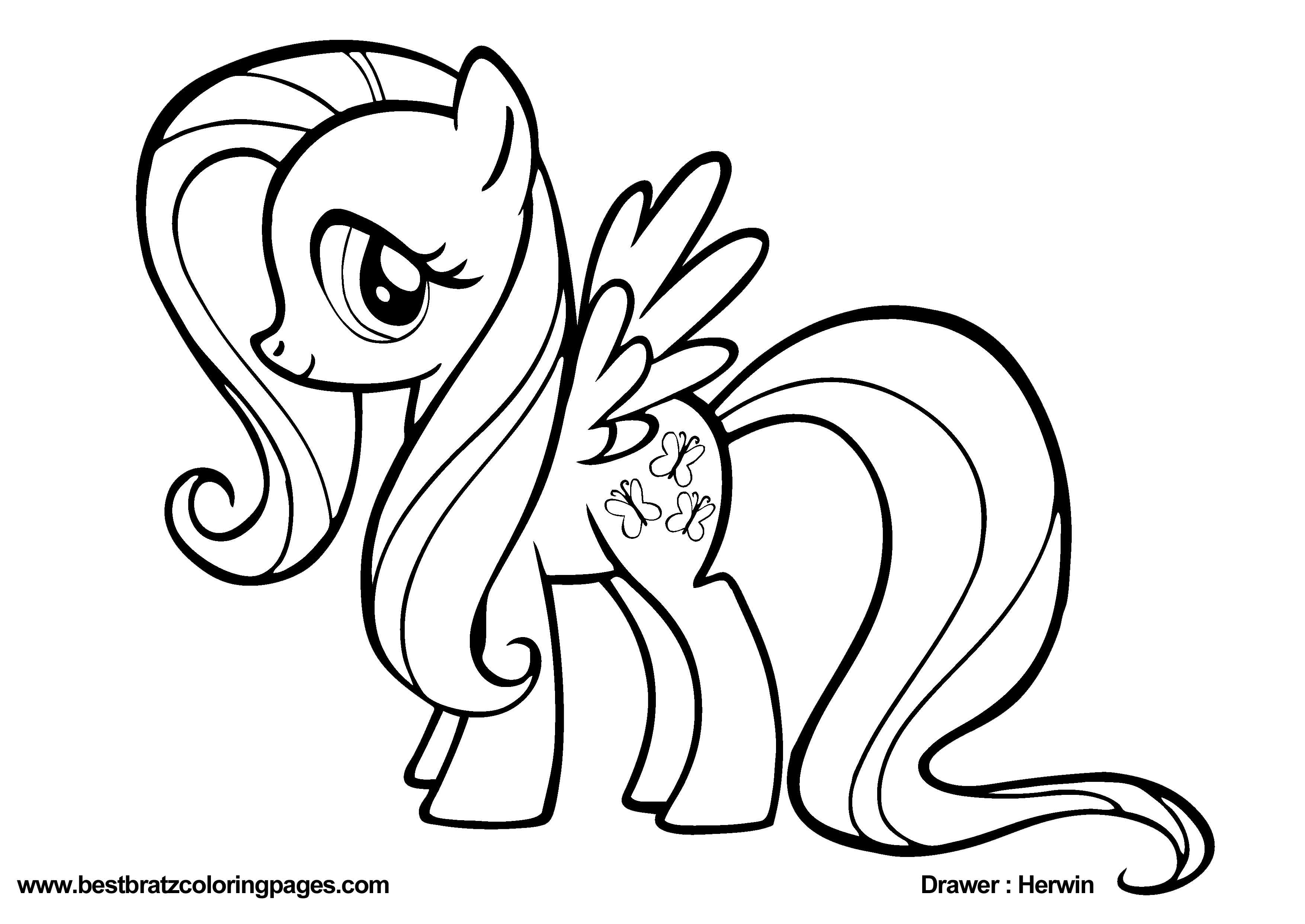 Pony coloring #3, Download drawings